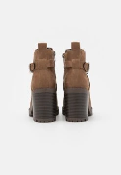 Bottines À Talons Hauts - Taupe -Magasin De Vêtements De Mode Pour Femmes 2eb63bf33bc64232b4616649422421c0