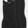 Anna Field Basic Tank 3Er Pack - Débardeur - Black/Black/Black