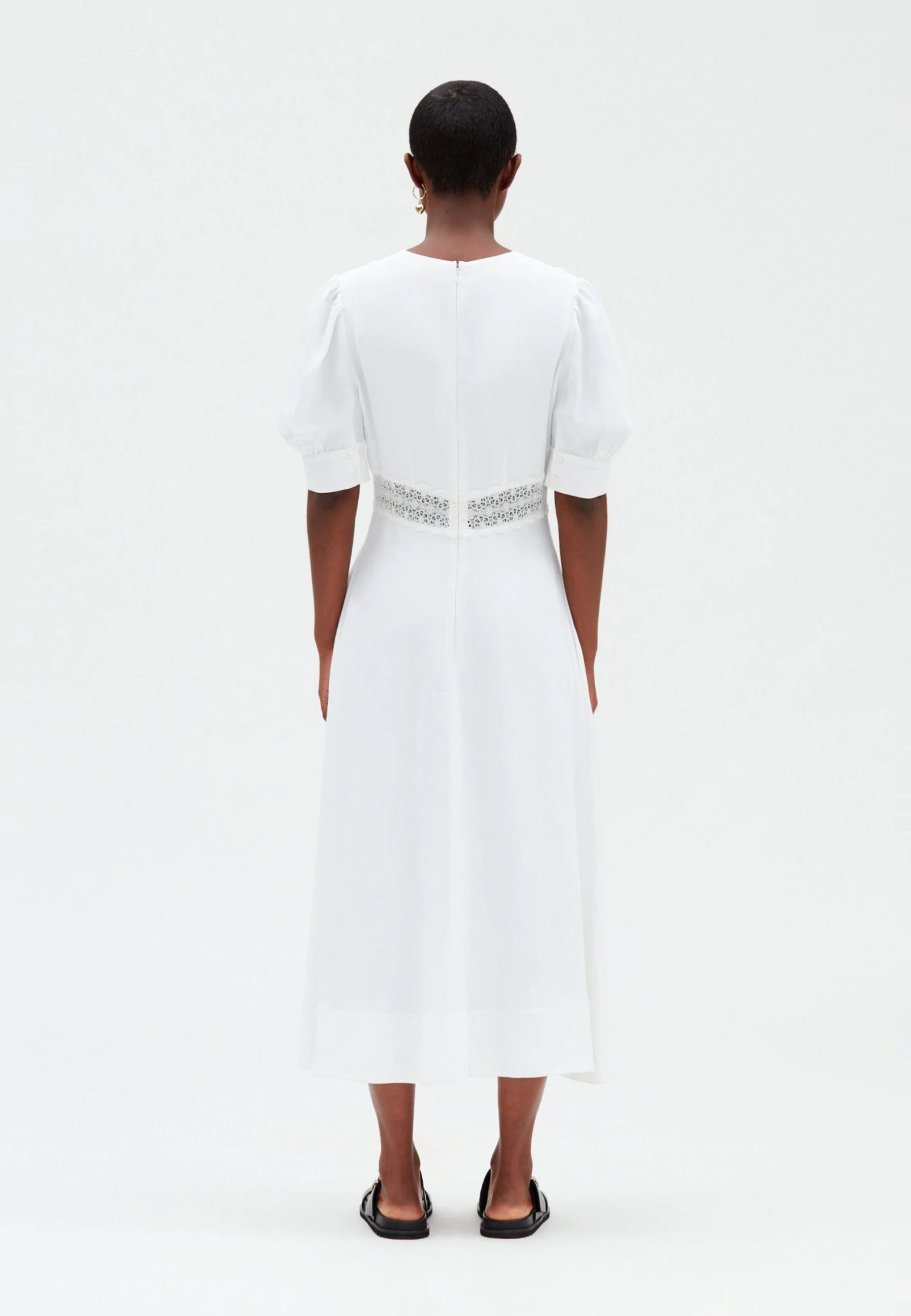 CLAUDIE PIERLOT Rivage - Robe De Jour - Blanc 3 CLAUDIE PIERLOT Rivage - Robe De Jour - Blanc – Image 3
