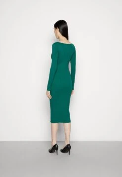 Anna Field V Ausschnitt Bodycon Midi Strickkleid - Robe Fourreau - Green -Magasin De Vêtements De Mode Pour Femmes 86498fc4944c4db0b34bd9ac985567e6