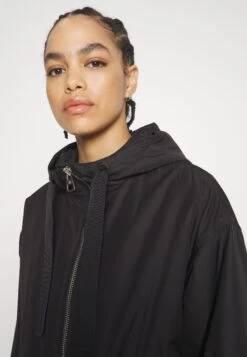 Marc O'Polo Coat Long Padded Fixed Hood Zipper Drawstring Waist - Parka - Black -Magasin De Vêtements De Mode Pour Femmes 869bbf01abbb4d538e910d6719d4f5ba