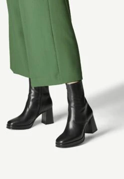 Tamaris Bottines À Talons Hauts - Black Leather