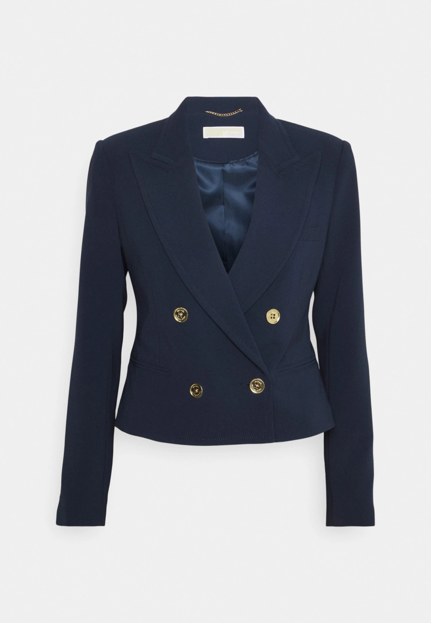 MICHAEL Michael Kors Fitted Db Crop Blazer - Blazer - Midnightblue 5 MICHAEL Michael Kors Fitted Db Crop Blazer - Blazer - Midnightblue – Image 5