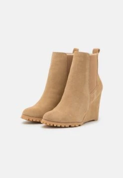 Anna Field Leather Winter Boot - Bottines À Talons Hauts - Beige -Magasin De Vêtements De Mode Pour Femmes b2fb6d53f58b49a59422c079a7a9f598
