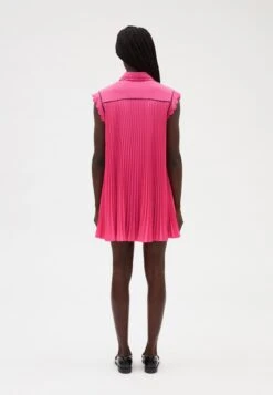 CLAUDIE PIERLOT Ramo - Robe Chemise - Bubble Gum -Magasin De Vêtements De Mode Pour Femmes e4cb9ac47f154714bfbcc494b173b8ca