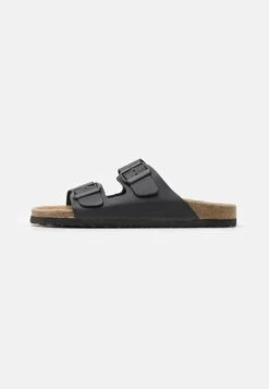 Pier One Leather Unisex - Mules - Black