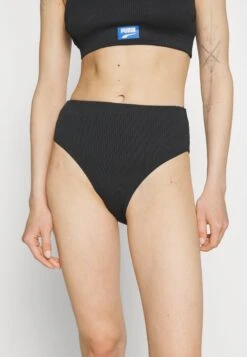 Puma Swim Women High Waist Brief - Bas De Bikini - Black