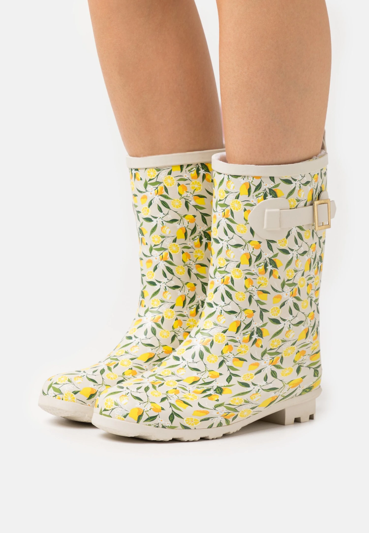 Anna Field Bottes En Caoutchouc - Yellow/Beige 1 Anna Field Bottes En Caoutchouc - Yellow/Beige