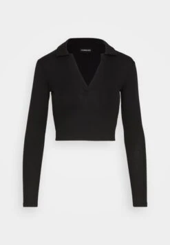 Even&Odd Long Sleeve Collar - T-Shirt À Manches Longues - Black 10 Even&Odd Long Sleeve Collar - T-Shirt À Manches Longues - Black -Magasin De Vêtements De Mode Pour Femmes f2ef800e16fd4d8e89c6276c0fe3f023