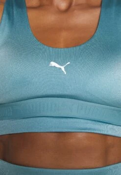 Puma Mid Impact Strong Shine Bra - Brassières De Sport À Maintien Normal - Bold Blue -Magasin De Vêtements De Mode Pour Femmes f44d4a7d59f441c0a5d1af420710b7b1